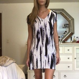 Aqua Shortsleeved Shift Dress - S